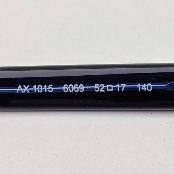 🕶️Armani Exchange AX1015 6069 Eyeglasses 52/17 140 /KAI305🕶️ - Picture 3 of 6